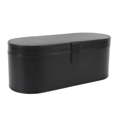 Imagem de Estojo de Viagem para Secador de Cabelo, Estojo Rígido de Couro PU, Bolsa de Armazenamento de Ferramentas de Estilo de Cabelo Com Design Inovador, Bolsa de Armazenamento de
