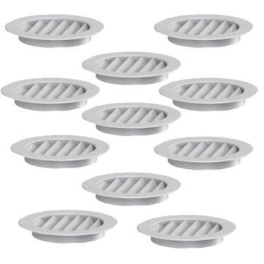Imagem de Grade De Ventilação Redonda Para Encaixe 13x13 Exaustores - MARELAGO