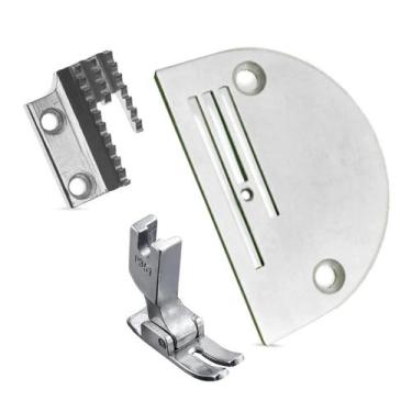 Imagem de Kit 3 Carreiras Leve, Chapa Dente Calcador - Maquina Costura - MEGATEX