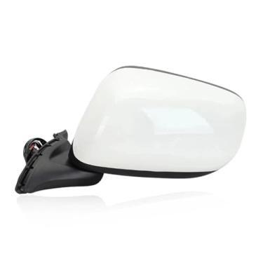 Imagem de Espelho retrovisor lateral Assy elétrico dobrável luzes LED 3/7-PINS, compatível com Honda Jazz Fit GE6 GE8 2009 2010 2011 2012 2013 2014(3pins left)