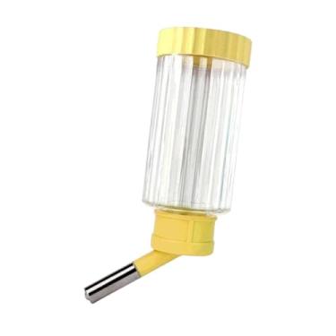 Imagem de Ｂｅｓｇａ Animais Pequenos Garrafa de água Bebendo Chaleira Guineia Porco Garrafa de água Dispositivo de Beber Pequenos Animais Pequenos para O, Amarelo claro