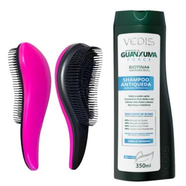 Imagem de Shampoo Guanxuma Force Antiqueda Cabelos Normais 350 ml + Escova Mágica