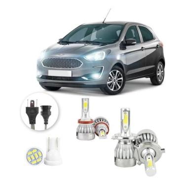 Imagem de Lampadas Led Ford Ka 2015 A 2020 H4 H11 20000lm - V10, Branco