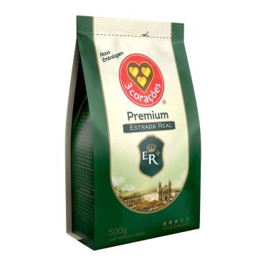 Imagem de Café 3 Corações Premium Estrada Real 500g