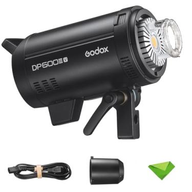 Imagem de Godox DP600III 600Ws Flash Strobe Luz de Estúdio GN106 0.1-1S Tempo de Reciclagem, 2.4G X Sistema CCT 5600±200K Montagem Bowens Monolight para Fotografia de Retrato de Estúdio (DP600III-V)