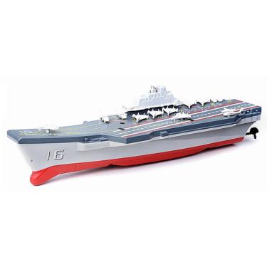 Imagem de Mini Elétrico Atlético 2.4g Sem Fio Controle Remoto Navio Liaoning Porta-aviões Menino Modelo Militar Brinquedos