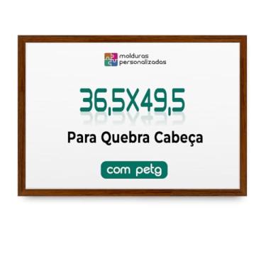 Imagem de Moldura 36,5x49,5 para Quebra Cabeça Grow Puzzle 500 Peças com Proteção Petg (Oncinha)