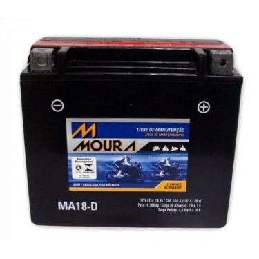 Imagem de Bateria Moura Moto 18Ah MA18D