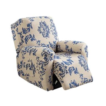 Imagem de Eco-Ancheng Capas Para Poltrona Reclinável Lazyboy, 4 Peças, Reclinável, Sofá Capa Cadeira Reclináveis Antiderrapantes Com Bolsos De Armazenamento, Protetor Móveis Sala Estar
