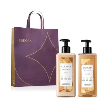 Imagem de Combo Presente Instance Karité: Hidratante Desodorante 400ml + Sabonete Líquido 400ml + Sacola