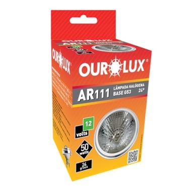 Imagem de Lâmpada Halógena AR111 G53 50W 12V 24º 2800K OUROLUX