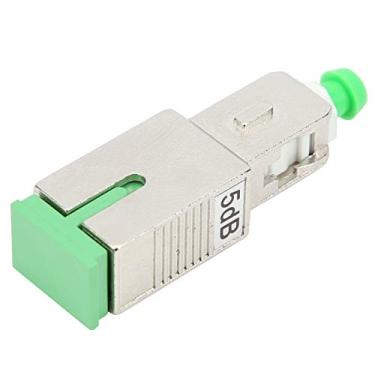 Imagem de Conector de Adaptador de Fibra óptica Flange Masculino Cabeça Feminina Atenuadora SC 5DB para Comunicação de Rede