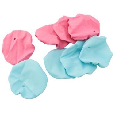 Imagem de Pro Bamboo Kitchen 8 peças de anéis de cabelo universais para tampa de bebida, 4 peças, azul, 4 peças, rosa, com orifício de palha, à prova de poeira, à prova de insetos, protetor de bebida elástico