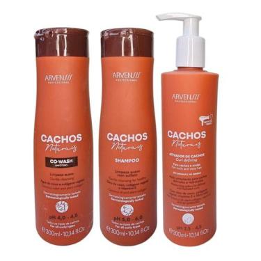 Imagem de Kit Arvensis Professional Cachos Naturais - Shampoo 300ml + Co-Wash 30