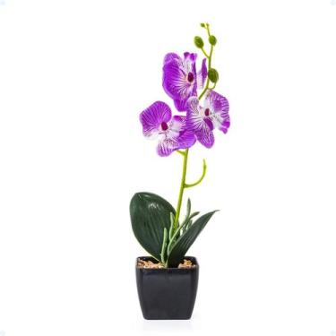 Imagem de Arranjo Floral Orquídeas Decorativas Presente Dia Das Mães - Tex Web, 