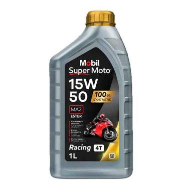 Imagem de Óleo Para Moto Mobil Super Moto 4t 15w50 100% Sintético - Geral