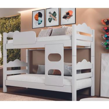 Imagem de Beliche Kênia Com Colchões Espuma 14cm D33 Alta Qualidade