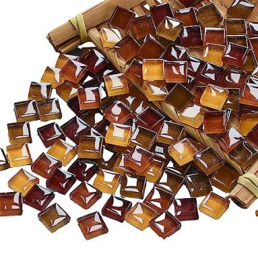 Imagem de Azulejos de mosaico 225 peças/pacote de 200 g de suprimentos de azulejo de mosaico de vidro cristal para decoração de casa, artesanato DIY, pratos, molduras de fotos, vasos de flores – azulejos