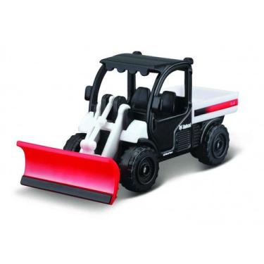 Imagem de Maisto - miniatura trator bobcat toolcat 5600 com lamina neve - 1/64