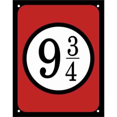 Imagem de Placa Decorativa PS 18x23cm 9 3/4 - DEC18 - SINALIZE