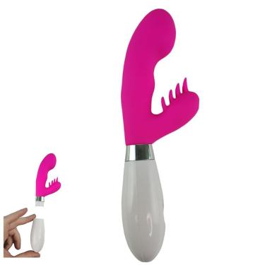 Imagem de Vibrador Dupla Estimulaçao Rabbit 10 Niveis Ponto G Anus Vag