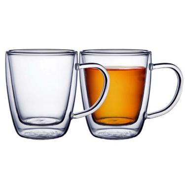 Imagem de Conjunto De Xícaras Para Chá Tramontina 64760410 - 2 Peças Transparente