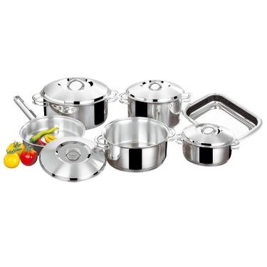 Imagem de Conjunto De Panelas Tramontina Solar Inox - 6 Peças Inox