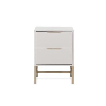 Imagem de Mesa de Cabeceira Square 2 Gavetas 60 cm x 43 cm x 40 cm - Casavee, Of