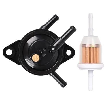 Imagem de AMICAREP Bomba de combustível para Kohler Bomba de combustível a vácuo com filtro serve para Kohler 17-25HP Motor Briggs & Stratton Honda Yamaha substituição de cortador de grama pequeno OEM # 49040