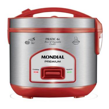 Imagem de Panela Elétrica Mondial Pratic 6i Pe-45-6x 220v vermelho, 220V