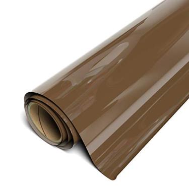 Imagem de Siser EasyWeed HTV Rolo de 30 cm x 7,6 m - Vinil de transferência de calor para ferro, Chocolate, 1