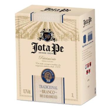 Imagem de Vinho bag in box jota pe branco tradicional 3lt