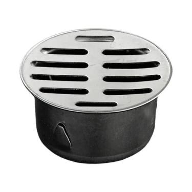 Imagem de Grande Grade De Ventilação De Parede Em Aço Inoxidável, Redonda, Para 