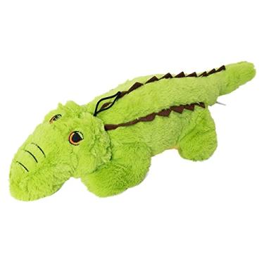 Imagem de JAMBO PET Brinquedo Para Cachorro Mordedor Pelúcia Jacaré Para Cães Com Apitos Internos, Super Macio E Divertido! Promove Horas De Diversão E Distração Para Seu Pet