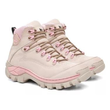 Imagem de bota adventure couro feminina impermeavel off rood track - VIA LIVRE, 