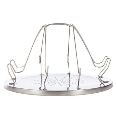 Imagem de Qudai Fogão de acampamento dobrável torradeira de aço inoxidável 4 fatias de pão torradeira portátil ao ar livre para acampamento caminhadas piquenique churrasco