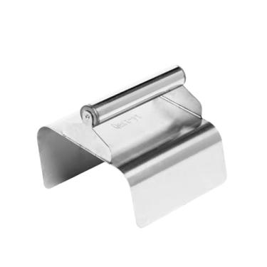 Imagem de Baoblaze Desempenadeira de concreto de aço inoxidável para paisagismo, faça você mesmo, alvenaria, cimento, desempenadeira de concreto versátil, ferramenta, Borda Chanfrada