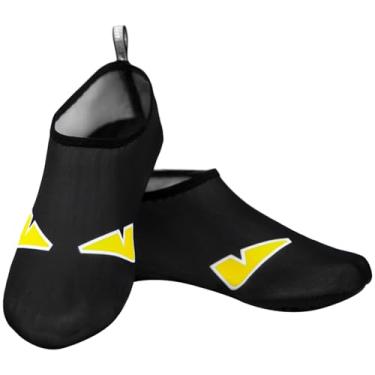 Imagem de ZJchao Sapatos de água Secagem Rápida Conforto Proteção Flexível Anti Slip Espessado Sola para Praia Piscina Atividades Poliéster Rosa Vermelha íris Multicolor Preto M L XL XXL (19)