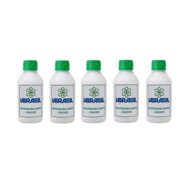 Imagem de Kit 5 Impermeabilizante Vbrasil Líquido Para Tinta