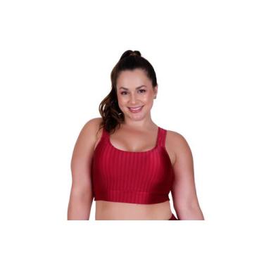 Imagem de Top de Academia Grande Plus Size Fitness 46 48 50 - c7 TOP NICOLE - BY