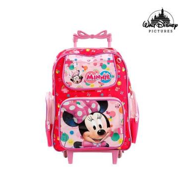 Imagem de Mochila Escolar Infantil Minnie Mouse Disney De Rodinha - TOYS 2U
