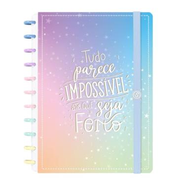 Imagem de Caderno Disco Inteligente G Color Vibes Impossível 80 Fls