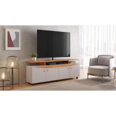 Imagem de Rack para tv 65'' elogio com 4 portas - JCM MOVELARIA