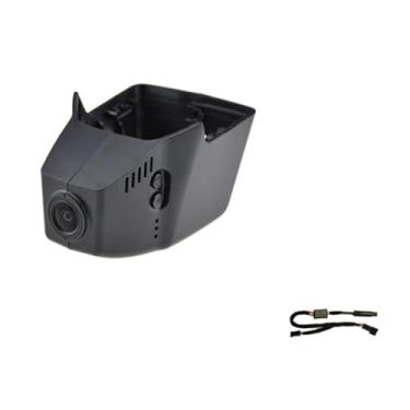 Imagem de A10 Dash Cam Lente Dupla 2K 1080P 4K Carro DVR Registrator Câmera Gravadora Traseira Visão Noturna Compatível Para VW TIGUAN GOLF 8 Teramont(A10-6113-B,With 128G TF Card)