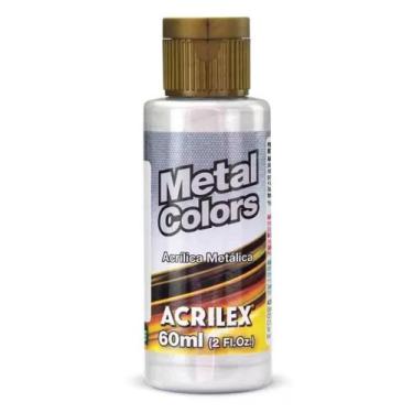 Imagem de 60ml Tinta Metal Colors Acrilex Acírilica Metalica - Escolha A Cor + N