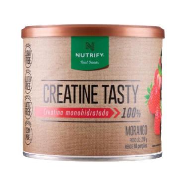 Imagem de Creatina Mono-hidratada Nutrify Tasty em Pó - 210g Morango, 1, Morango