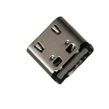 Imagem de ruichuang Conector de alimentação CC de porta de carregamento OEM compatível com Lenovo Chromebook 14e/X1 Yoga Gen 6 20XY/L13 Gen 3/Latitude 9520 2 peças