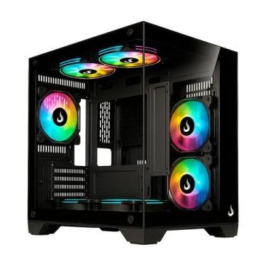 Imagem de Gabinete Gamer Rise Mode Galaxy Glass M Mini, M-ATX, Lateral e Frontal