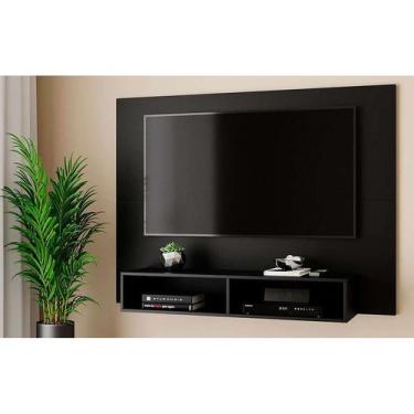 Imagem de Painel para TV até 42 Polegadas Alice Preto 120 cm - Mobly