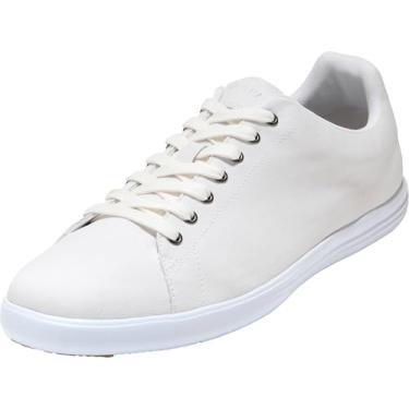 Imagem de Cole Haan Grand Crosscourt 2 Tênis masculino de lona, Tela branca óptica/branco óptico, 42